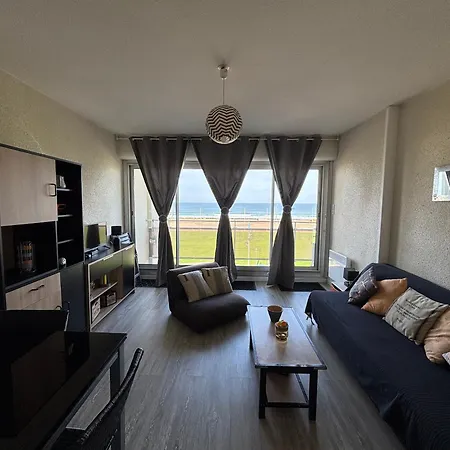 公寓 Plage: T2 Avec Terrasse, Parking, Face Ocean - Fr-1-319-200 比斯卡罗斯海滩