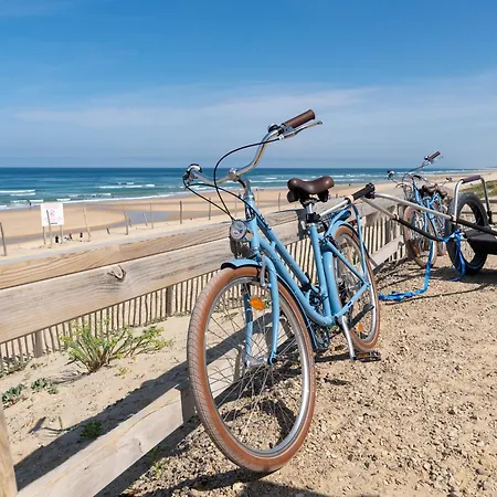 Plage: T2 Avec Terrasse, Parking, Face Ocean - Fr-1-319-200 * Biscarrosse-Plage